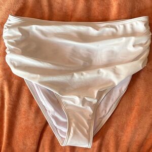 Elegant White Bikini Bottom NWOT